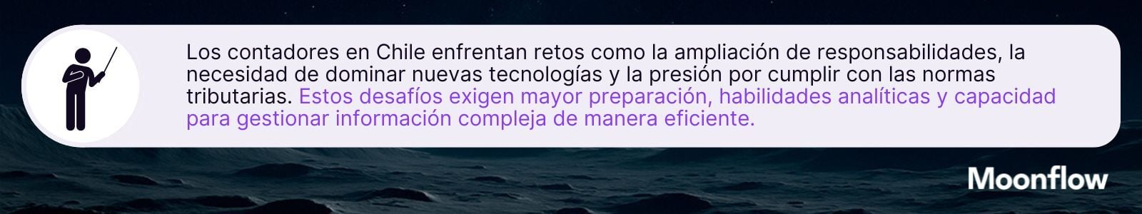 Los contadores en chile...