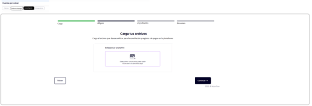 Moonflow - Carga de archivos Bancos