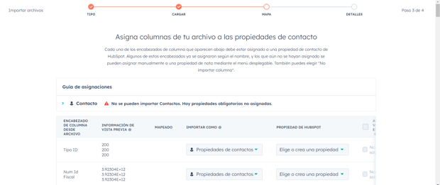 Moonflow - Asignacion de columnas (Referencia)