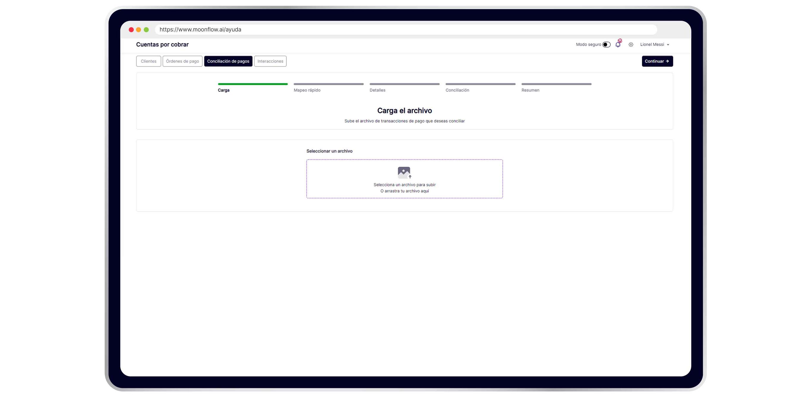 Conciliación bancaria en automático