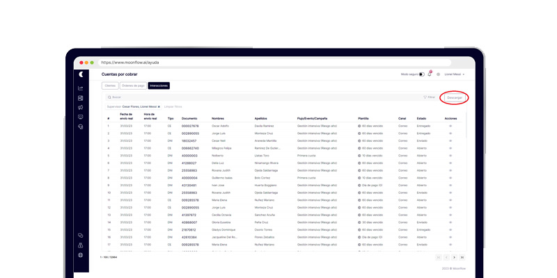 optimización del reporte